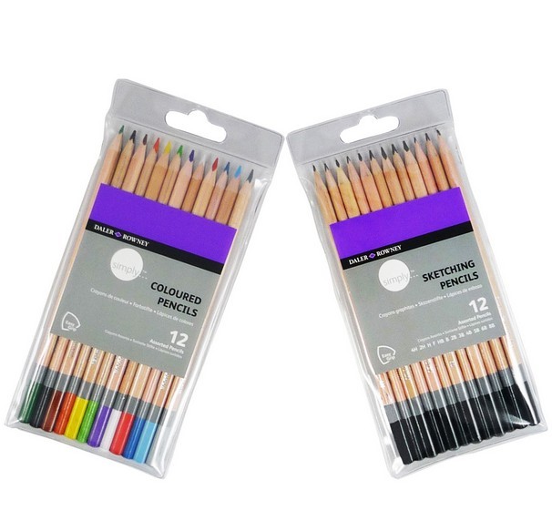Coloured pencil pack set