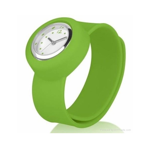 Slap silicone watch